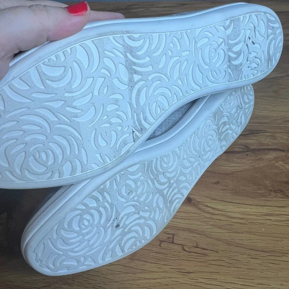 Dr SchollsSlip On‎ Flats Shoes Women Size 9 Comfort Gray Snake Skin Print NEW